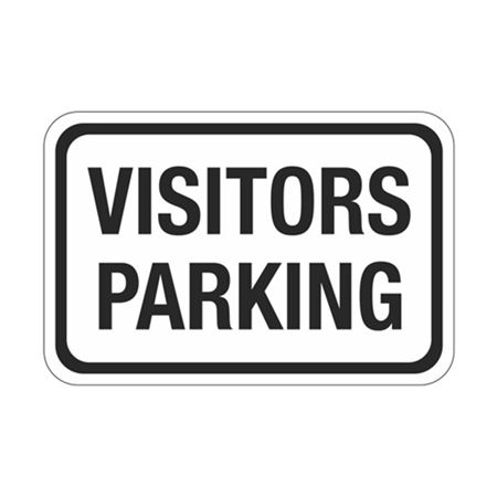 Visitors Parking Sign 12" x 18"